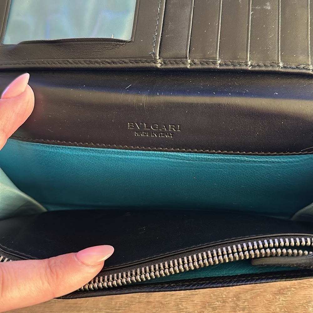 BVLGARI black wallet - Picture 7 of 9